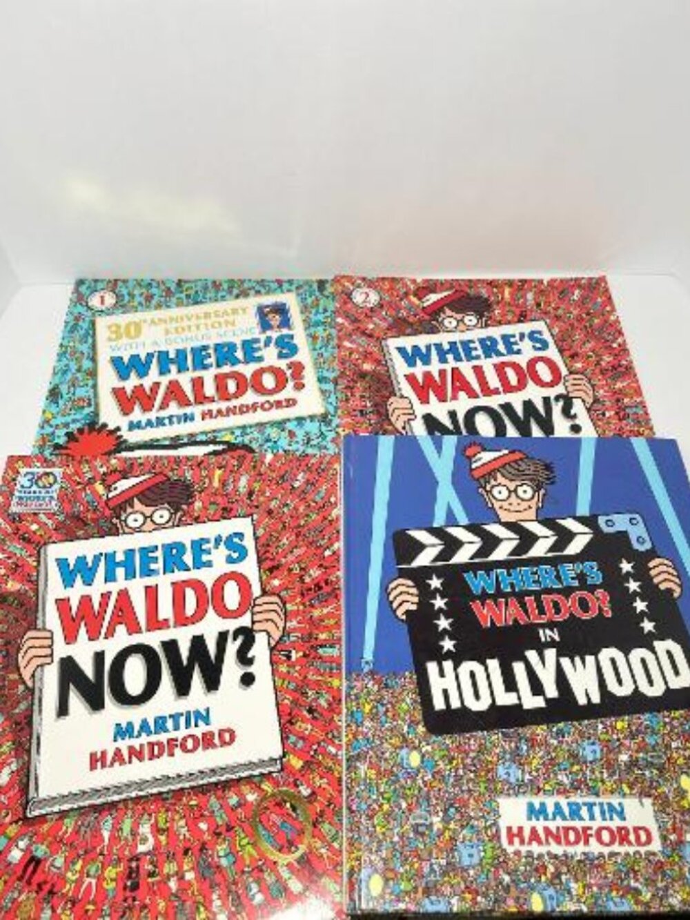 Where's Waldo Book Lot Martin Handford Softcover Hardcover Anniversary Edition